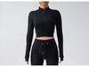 Women's Seamless Fitness Yoga Set: Zipper Long-Sleeve Top & Drawstring Hip-Lifting Trousers