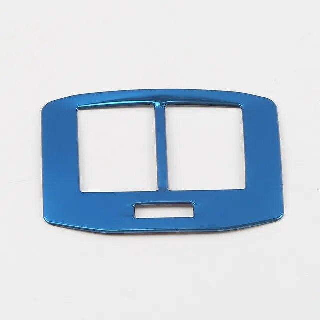 Для Volkswagen T-Roc T ROC 2017 2018 аксессуары внутренний подлокотник заднее вентиляционное отверстие крышка из нержавеющей стали накладка розетка переменного тока панель