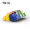 Нетоксичные 20 шт. Детали Moc 2420 Пластина 2x2 Угловая Совместимые Кирпичики DIY Сборка Строительные Блоки Частицы Детская Головоломка Развивающая Игрушка Подарок