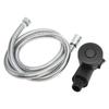 Shampoo Bowl Sprayer Head and Hose Set 2 Gear Anti Splashing Sink Sprayer 120cm Flexible Pipe for Salon Barbershop