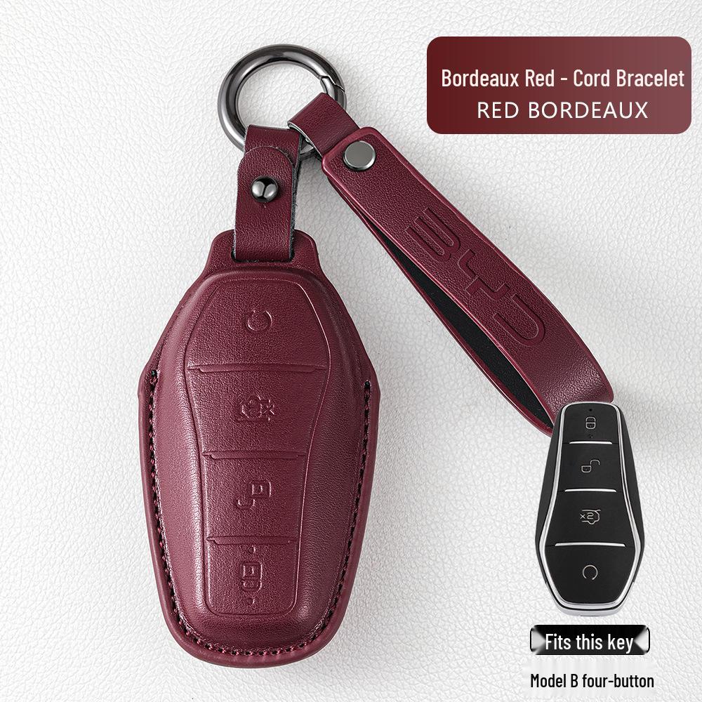 Чехол для ключа BYD для моделей Han, Qin Plus DMI, Song Pro, Tang L, Yuan Up, Destroyer 05, Seagull, Seal, 06 и Dolphin.