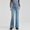 Retro High Waisted Straight Leg Jeans for Women In Spring and Autumn 2025, Versatile, High-end, Long Pants, Fashionable Casual Pants