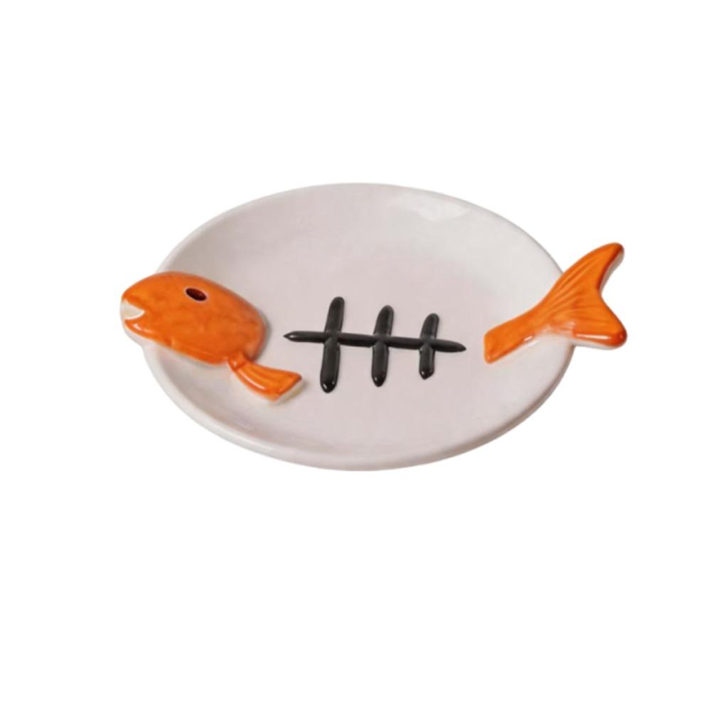 Ceramic Pet Food Water Bowl Cute Raised Pet Feeder Easy To Clean Pet Food Dispenser  Pet Supplies