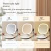 Foldable LED Makeup Mirror Adjustable Portable Cosmetic Mirrors Lighted Desktop Mirrors  Women