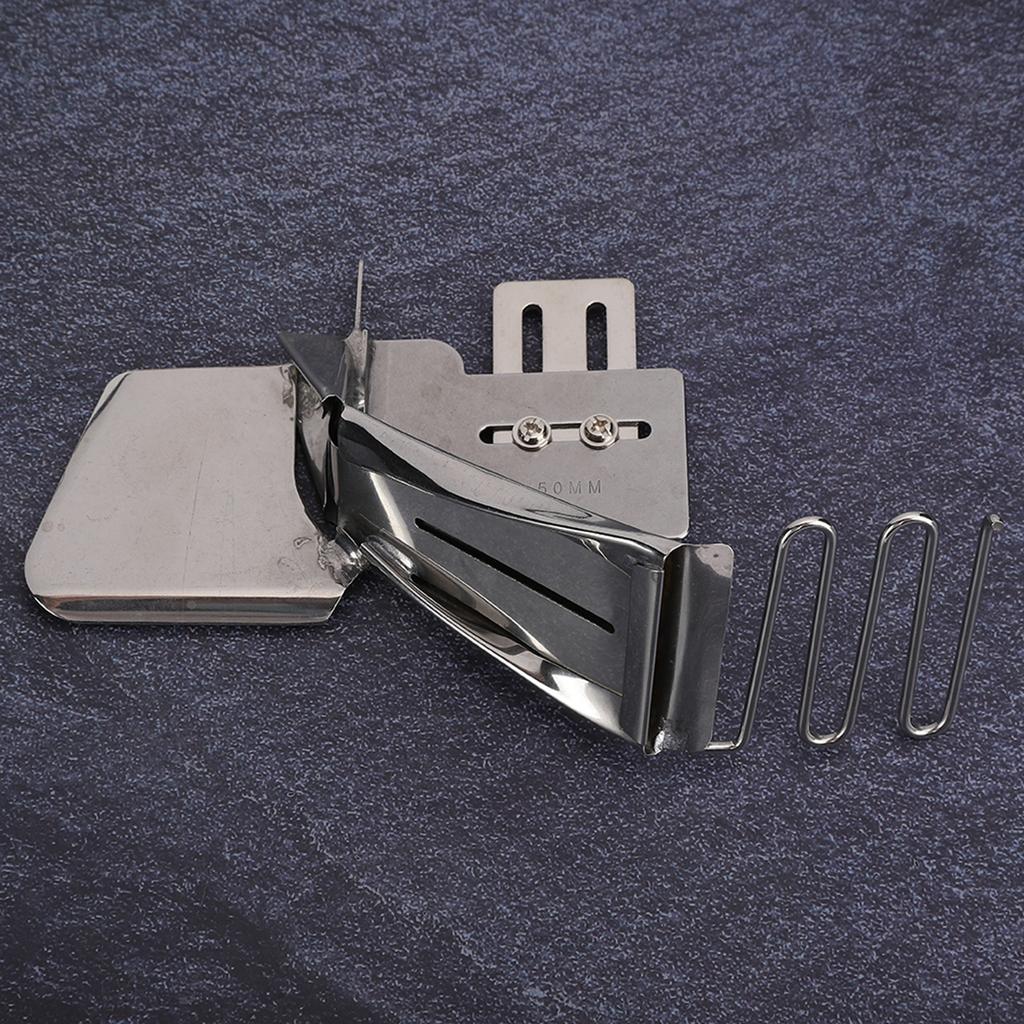 Tape Binder Sewing Machine Accessories Stainless Steel 4 Folds Corrosion Resistant Durable(50mm )