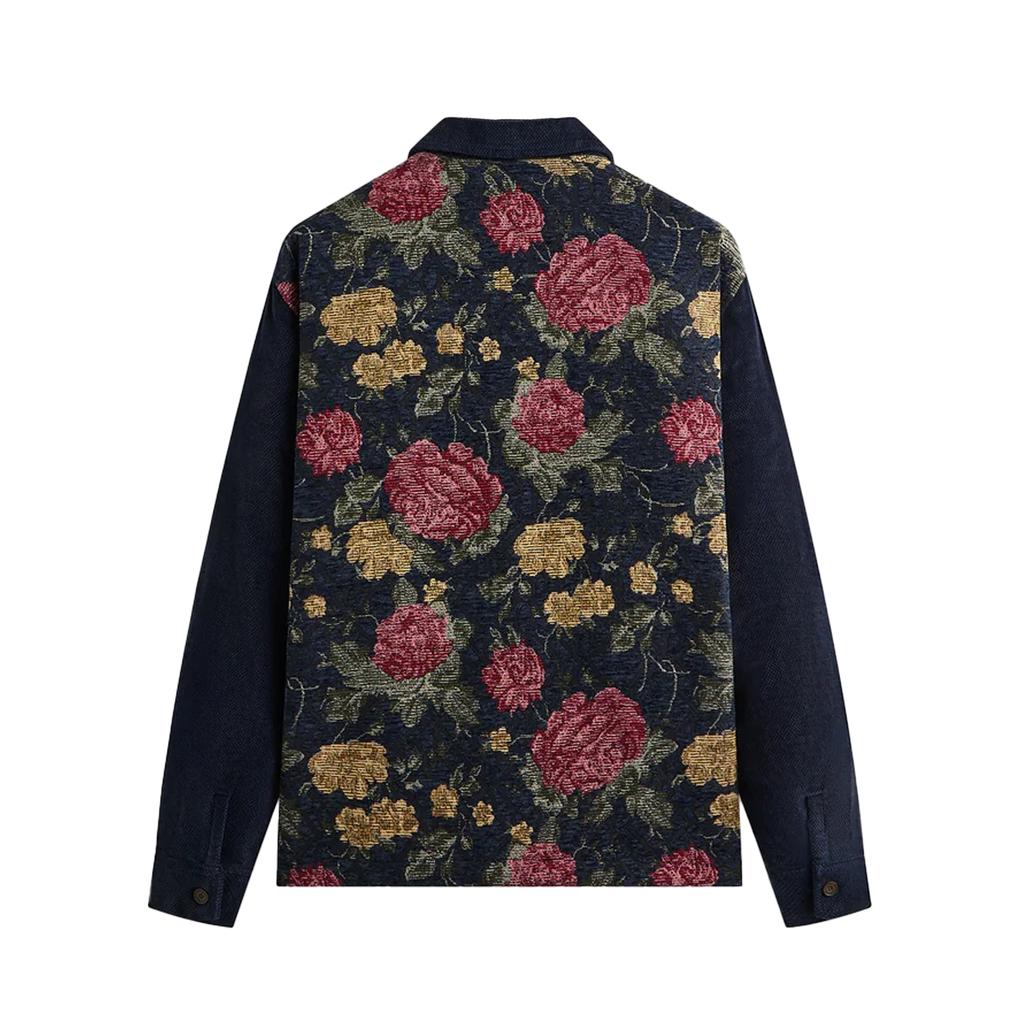 Kith Жакет Remsen с гобеленовыми вставками, чернила, мужской, верхняя одежда, черный KHM010823-432