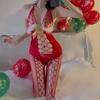 Рождественское Эротическое Белье Сексуальное Боди с Открытой Промежностью Бодистокинг Чулки для Тела Секс Платье Экзотическое Взрослое Нижнее Белье для Женщин XXXL