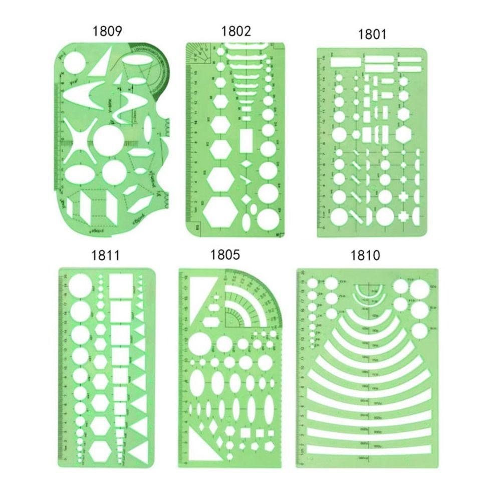 3/4/6/9/11/13 шт. план дома техническая архитектурная линейка новый дизайн чертежный измерительный инструмент в корпусе