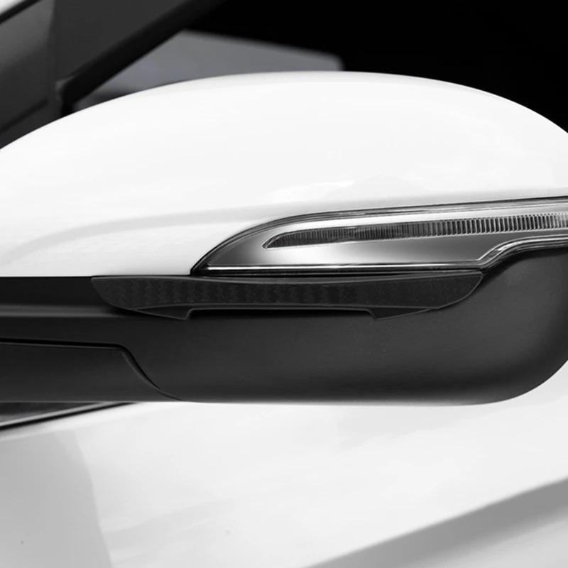 Черная защитная планка для двери автомобиля, силиконовые наклейки, защитная полоса для боковых кромок, защитная полоса для зеркала заднего вида