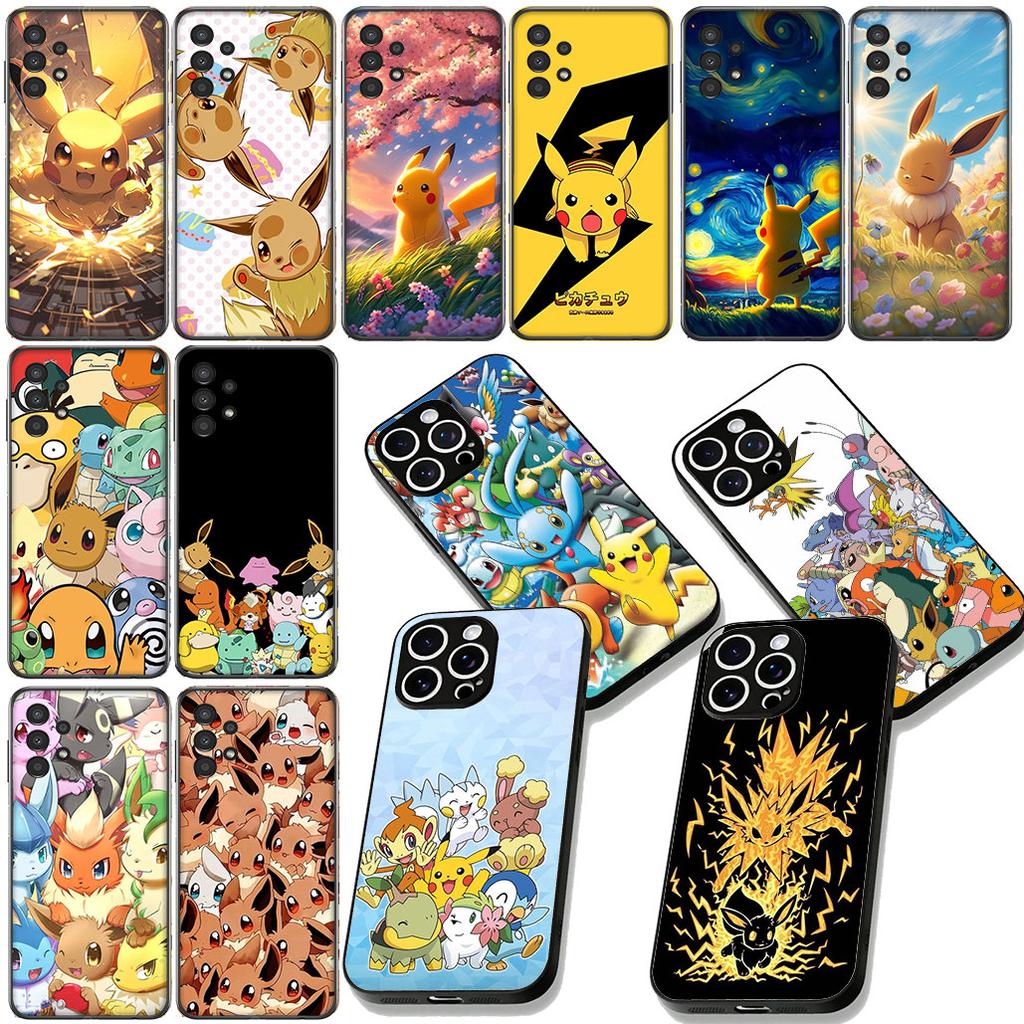 Eevee P-Pokemons P-Pikachus Fashion Cover for Xiaomi Poco C85 C65 C75 X7 X6 M6 M8 F7 F8 Ultra F6 Pro Casing Coque Case