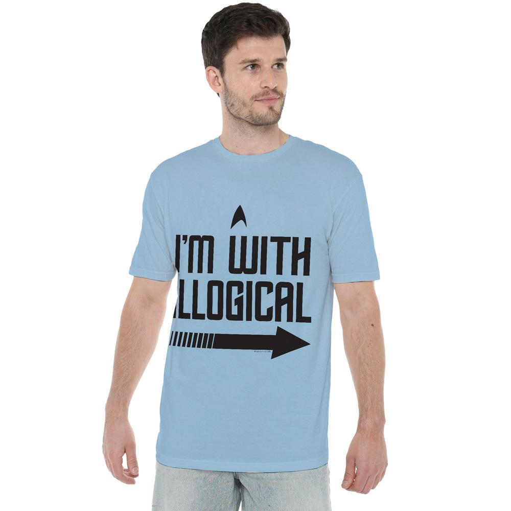 Star Trek Mens With Illogical T-Shirt