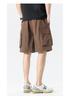 Men's Trendy Summer Loose Straight Cargo Shorts - Nylon Ice Silk, Mid-Length, Casual Fit