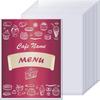 6PCS 8.5" x 11" Rigid Print Protectors, Clear Hard Plastic Page Sheet Protectors, Hard Plastic Sleeves for Paper Photo Poster, Document Holder Birth