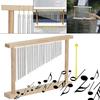 New 20 Tone Wind Chimes Standing Wooden Frame Playing Wind Chime with Stick Instrument Decoration