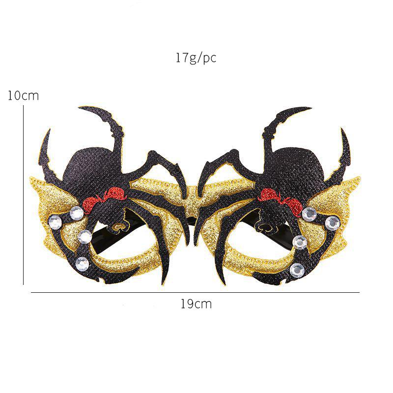 Новые очки на Хеллоуин Детские забавные костюмы для вечеринок Фотореквизит Декоративные товары Череп и тыква Вечеринка на День привидения