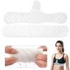 3Pcs Bra Liner Reusable Washable Under-Breast Sweat Absorber Pads Women Odor Control Cotton Breast Pad Moisture Wicking Boob Insert Lining