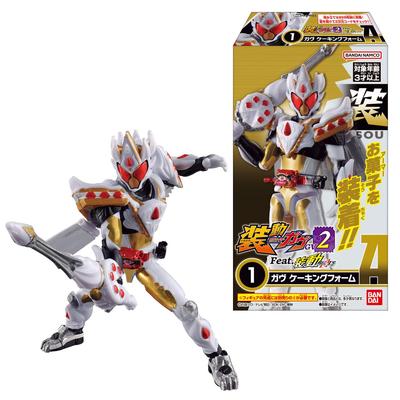 BANDAI Sodo Kamen Rider Gav GV2 12 штук КОРОБКА Жевательная резинка (конфетная игрушка)