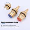 1/2Pcs Clockwise Or Anti-Clockwise Universal Replacement Tap Valves Brass Ceramic Disc Cartridge Inner Faucet Valve For Bathroom