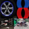 Night Safe Waterproof Wheel Tire Sticker Reflective Edge Sticker Color Change Motorcycle Trim Tape