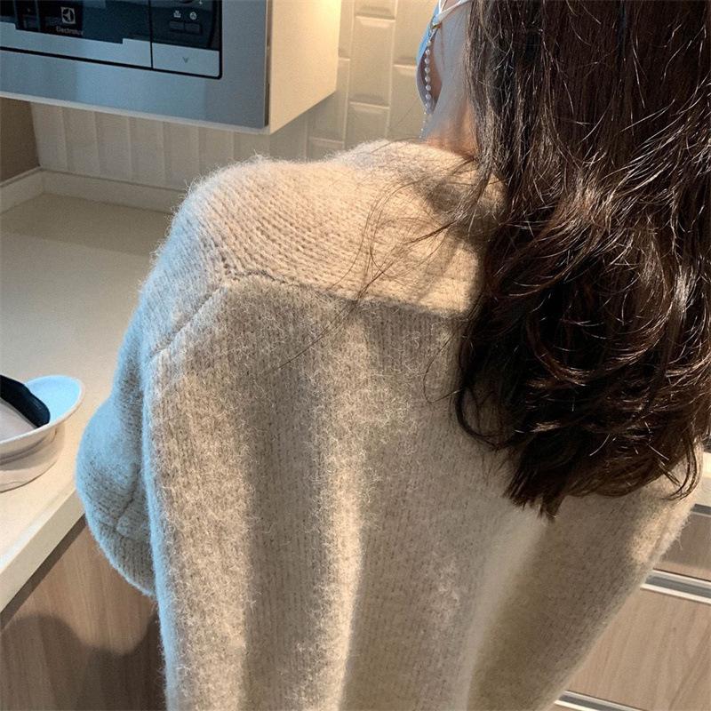 2025 Autumn Korean Soft Knit Cardigan for Women - Cozy, Gentle, Small Size