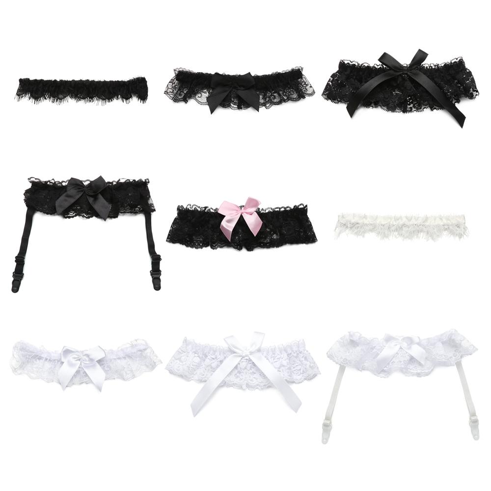 1pcs Cosplay Bowknot Lace Sexy Fashion Bride Thigh Ring Bridal Leg Garter Leg Ring Garter