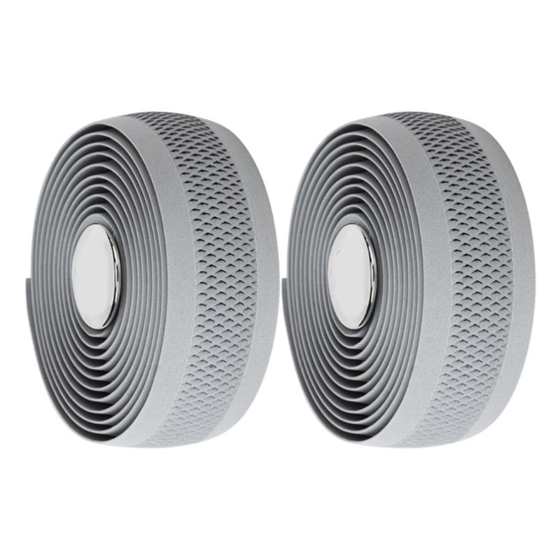 Bike Bar Tape for Bar Wrapping and Replacement, 1 Pair 2 Rolls, Approx. 200 x 3 cm Wrap for Road Bike Grip Use
