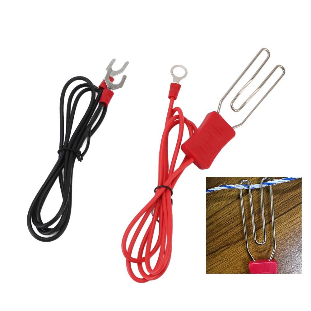Easy Install Electric Fence Tape Connector Stainless Steel Hook Connector Electric Tape Connector