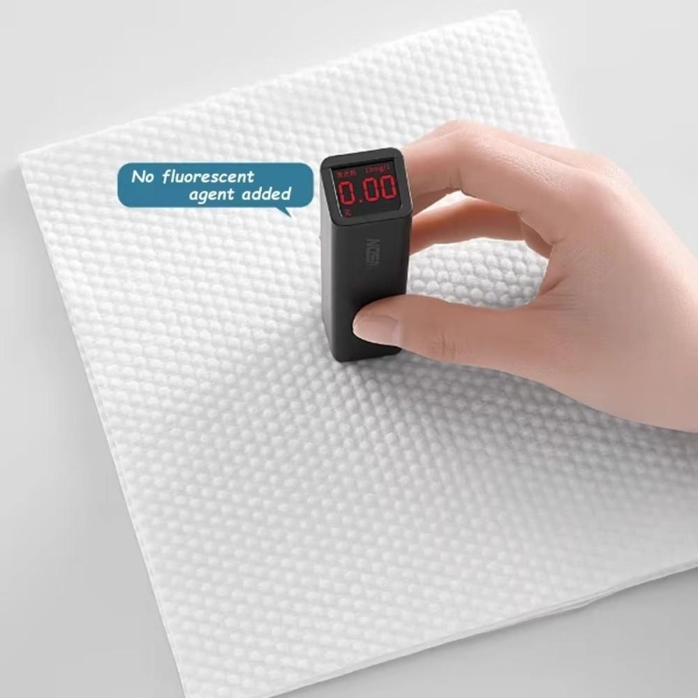 60 Cards Skin-friendly Soft Touch Disposable Cotton Face Towel  Travel Outdoor Use