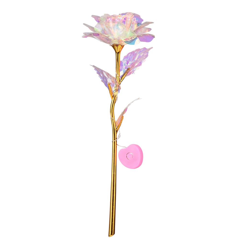 Красочная галактика Роза Подарки на День матери Розы из золотой фольги со светодиодной подсветкой Золотые розы Подарки