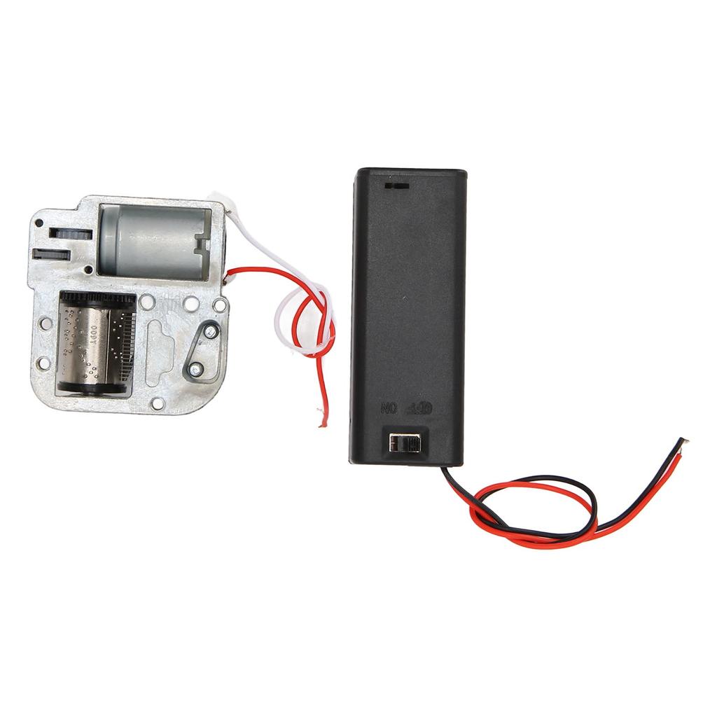18 Note Musical Mechanism Movement Battery Powered Stress Relief DIY Wind Up Music Box Movement