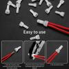 250 Pcs 12-10GA Closed End Wire Connector 16-14 Insulated Terminal Cable Terminals Crimp Terminal