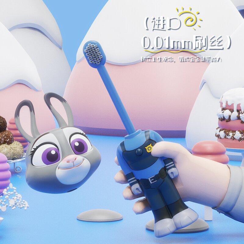 Zootopia Anime Figure Judy Nick Soft Toothbrush Cartoon Fine Bristles Teeth Cleaning Beauty Tool Perfect  Fans Festival Gifts