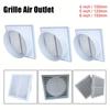 1Pcs Wall Ceiling Fresh Air Exhaust Outlet Grilles Cover Air Conditioner Outlet Grille Air Outlet