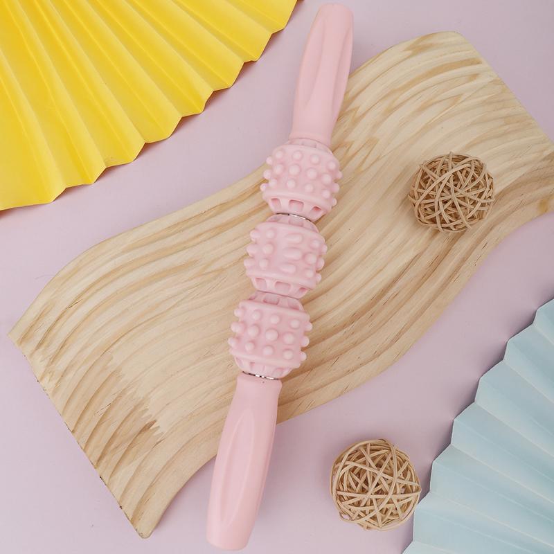 Тонкая массажная палочка для ног «Волчьи зубы» роликовая фитнес-палочка для фасции ног ролик для расслабления мышц ног растяжка для йоги для икр