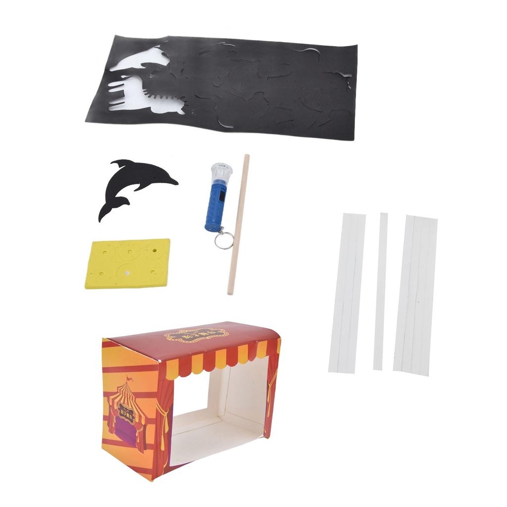 Kid"s DIY Shadow Puppets Toys Creativity Educational Handmade Toys for Children