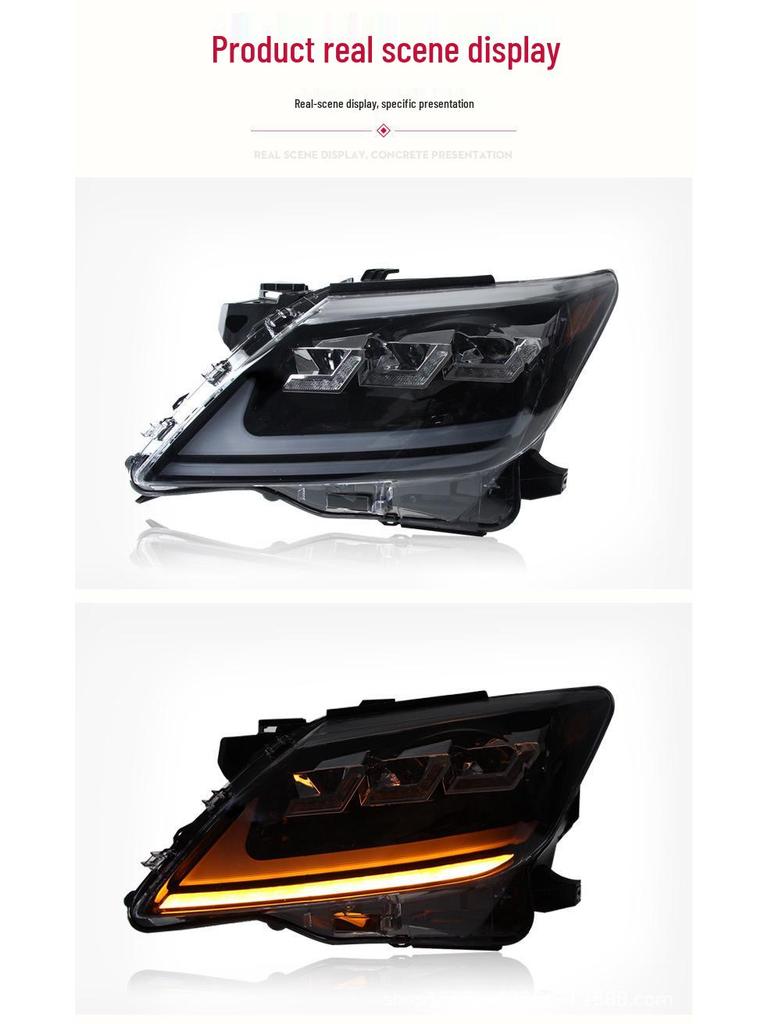 Светодиодные ДХО и последовательные указатели поворота в сборе для 07-15 Lexus LX570