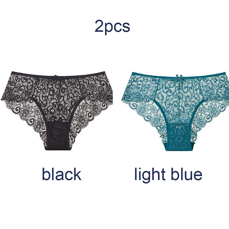 Сексуальные женские трусы со средней талией, дышащие кружевные женские трусы Pure Desire