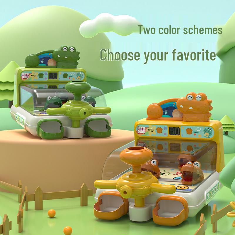 Multifunctional Dinosaur & Crocodile Marble Game: Parent-Child Table Competition Toy