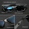 Royalhot Мужские и женские поляризационные солнцезащитные очки в алюминиевой магниевой оправе, солнцезащитные очки для вождения, очки Óculos Masculino Male