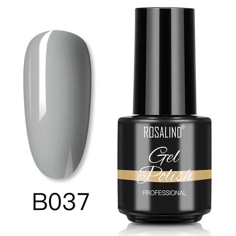 ROSALIND MINI гель-лак для ногтей цветной гибридный гель-лак для маникюра замачиваемая база верхнее покрытие УФ/светодиодная лампа для дизайна ногтей
