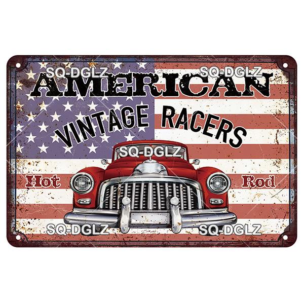 SQ-DGLZ винтажная металлическая вывеска, классические автомобили, жестяная вывеска, тарелка для гаража, магазина, домашний бар, дверь, Настенный декор, наклейка, украшение, табличка, постер