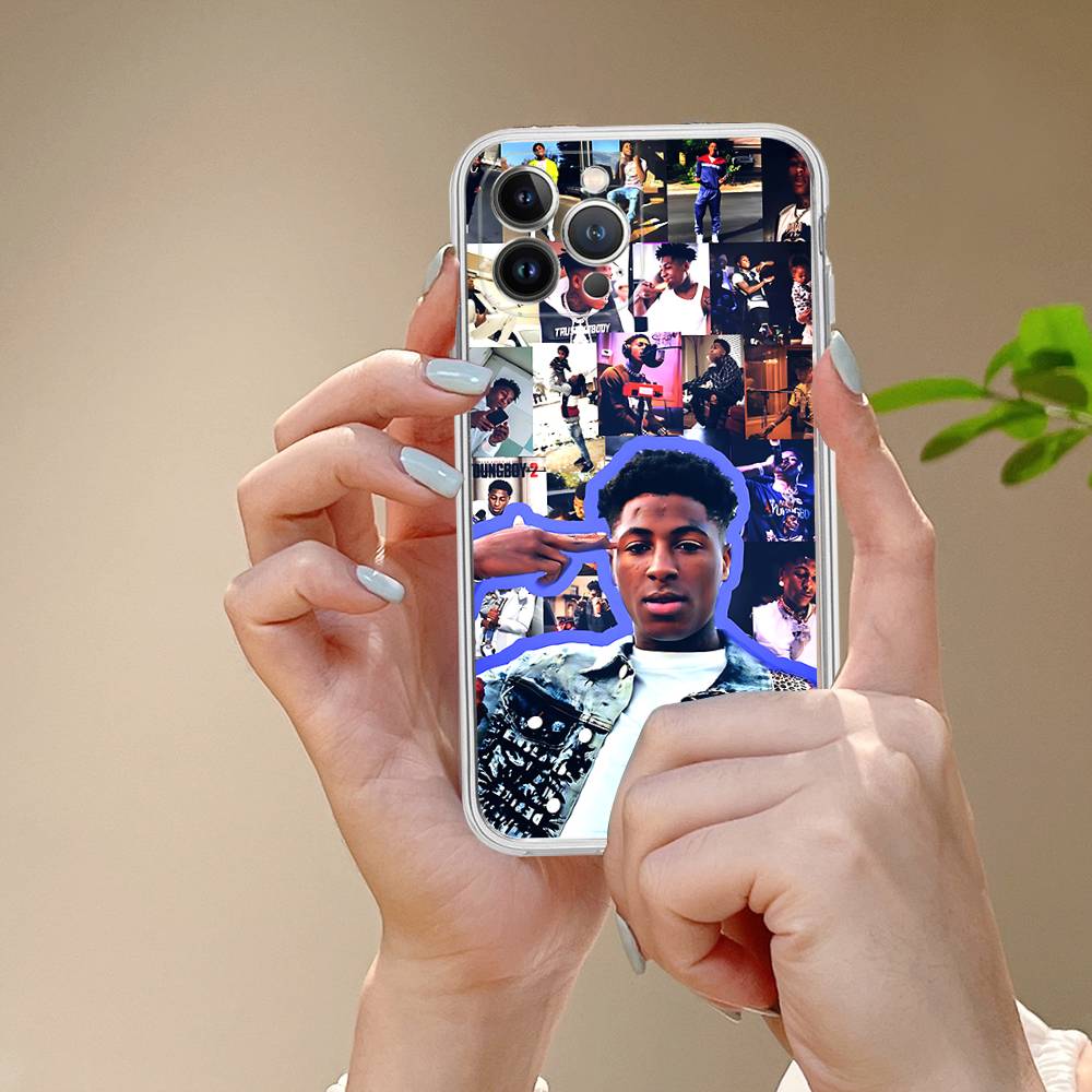 Певец YoungBoy Never Broke Again Для iPhone 11 12 13 14 15 16 17 Pro Max Plus 13 Mini Силиконовый Мягкий Прозрачный Задник