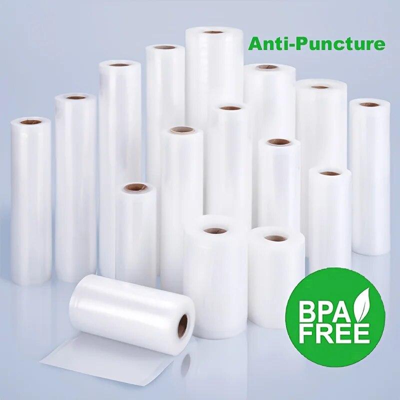 1 рулонные сверхмощные пакеты для вакуумного упаковщика для консервации пищевых продуктов, пакеты для вакуумной упаковки в рулонах для продуктов питания