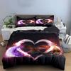 "Galaxy Heart Infinity Bedding" Bedding Duvet Cover Set Duvet Cover Pillowcases  (1 * Duvet Cover 2 * Pillowcases, without duvet insert)