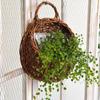 Подвесные кашпо плетеные корзины для хранения настенные плетеные подвесные корзины домашний декор для сада свадьба стена