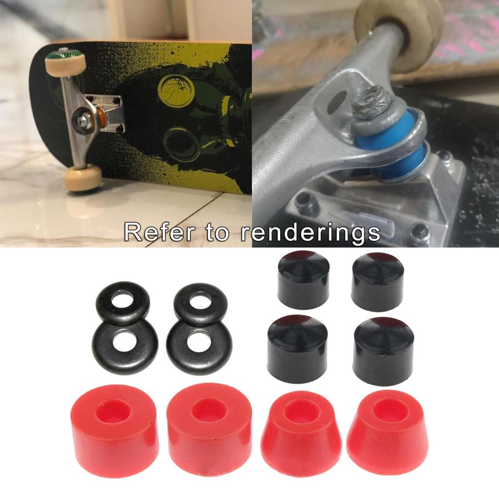 PU Комплект втулок для скейтборда Комплект деталей для двойного рокера Комплект втулок для подвески скейтборда