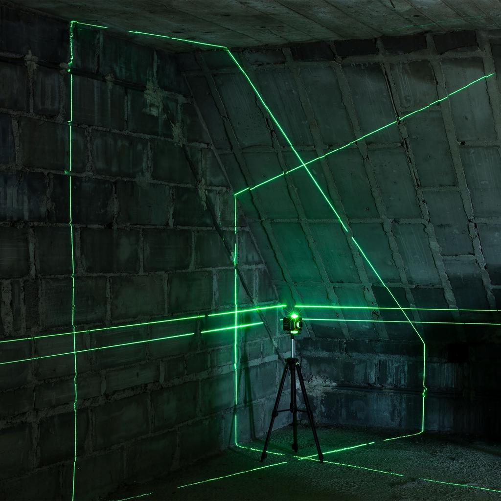 Rosfix Animal Pro Hawk RAPH 16L – Лазерный Крест 16 Линий | IP54 | USB-C | Комплект с Пультом, 2 Литий-ионными Аккумуляторами и Кейсом