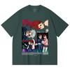 230 Gsm 100% Cotton Dandadan V16 Momo Okarun Print Unisex Heavy Cotton T Shirt