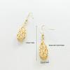 Grace Hollow Out Filligree Vine Tree of Life Teardrop Hook Drop Dangle Earrings For Women Girls Brass Gold Color Jewelry Aros