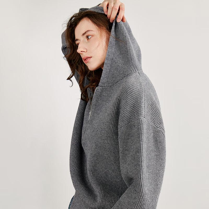 Women's Fall 2025 Retro Hooded Casual Sweater